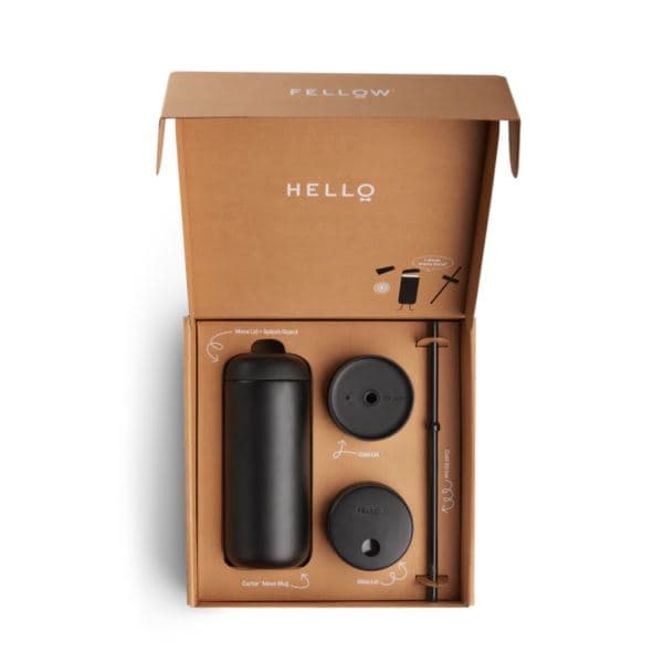 Fellow Carter 3-in-1 Sip System - Matte Black