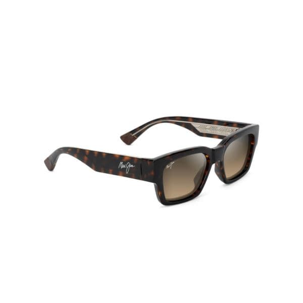 Kenui Polarized Sunglasses Shiny Dark Havana Frame HCL Bronze Lens