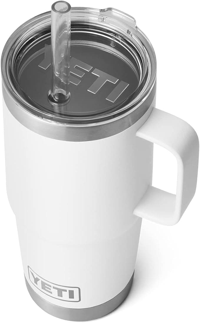 Yeti Rambler 25 oz Straw Mug - White