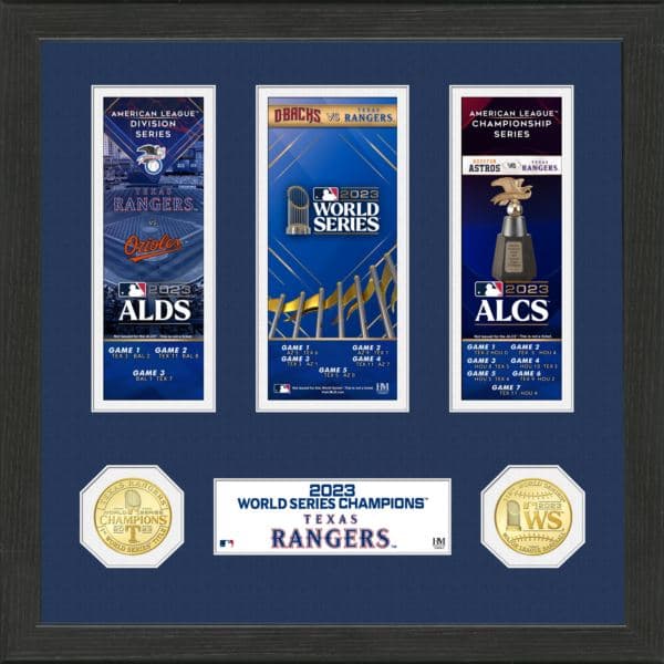 Texas Rangers 2023 Road to the World Series Photo Mint