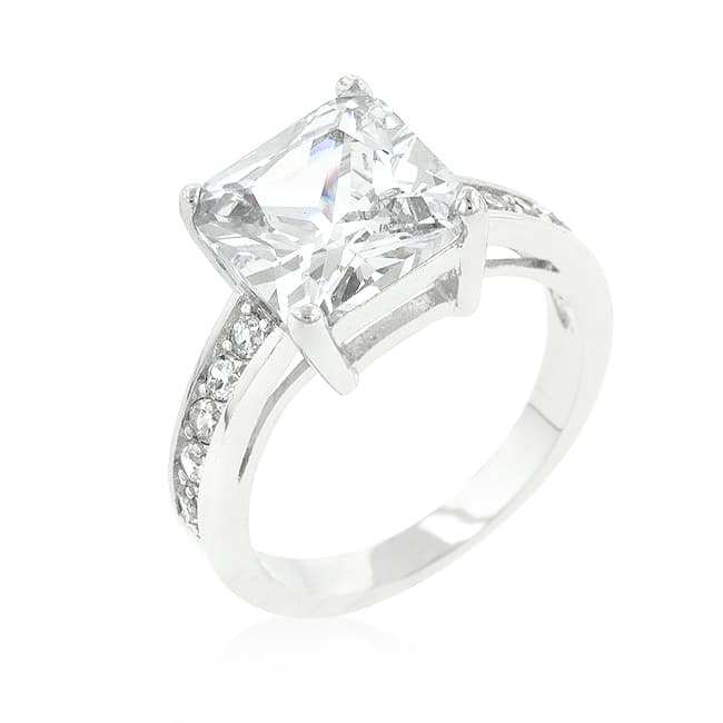 Classic Princess Cut Engagement Ring(10)