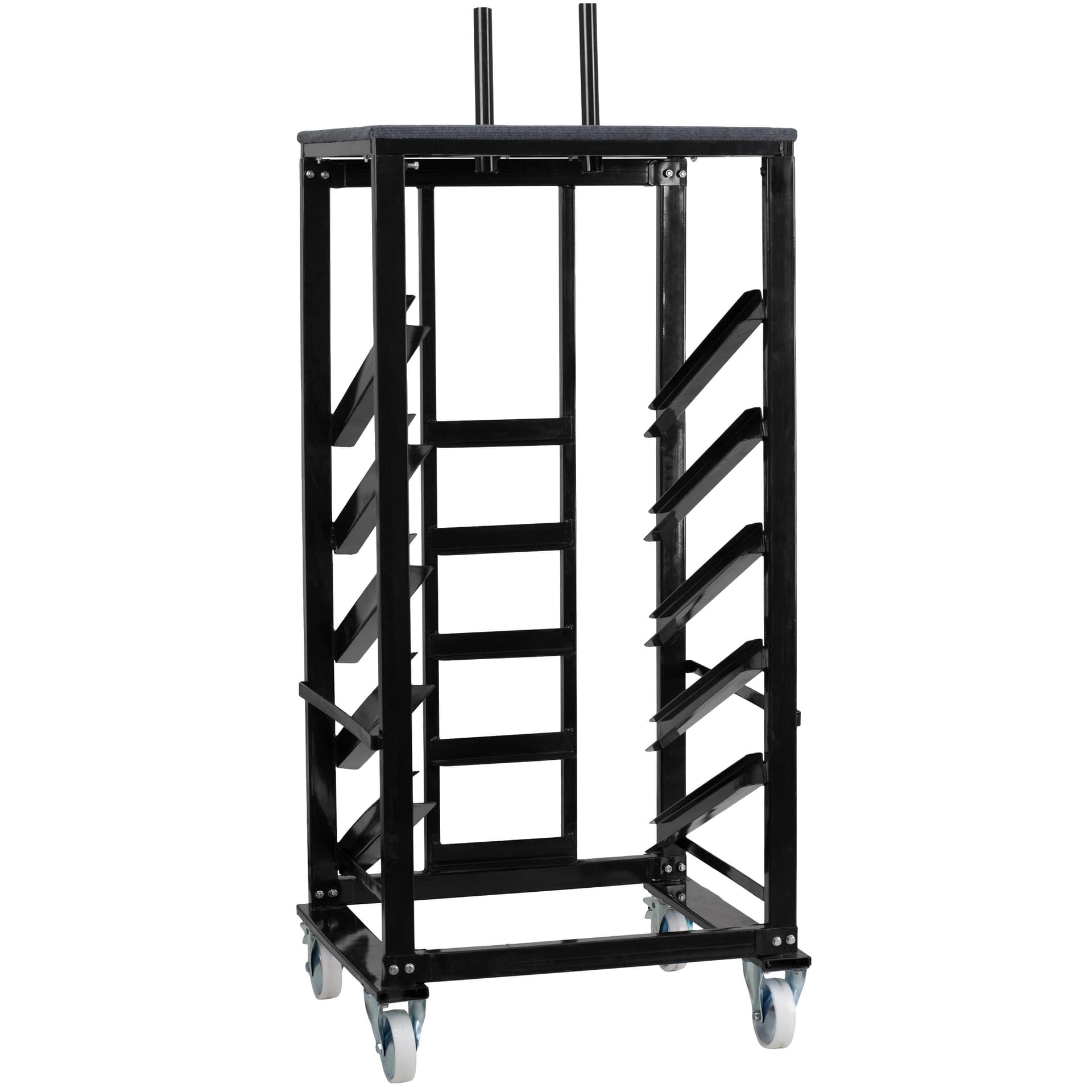 Cocktail Table Dolly with Sloped Shelves for 24" Round Tables