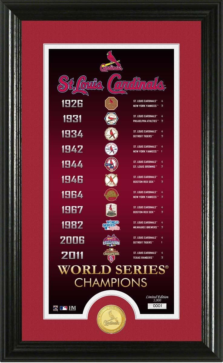 St. Louis Cardinals "Legacy" Supreme Bronze Coin Photo Mint