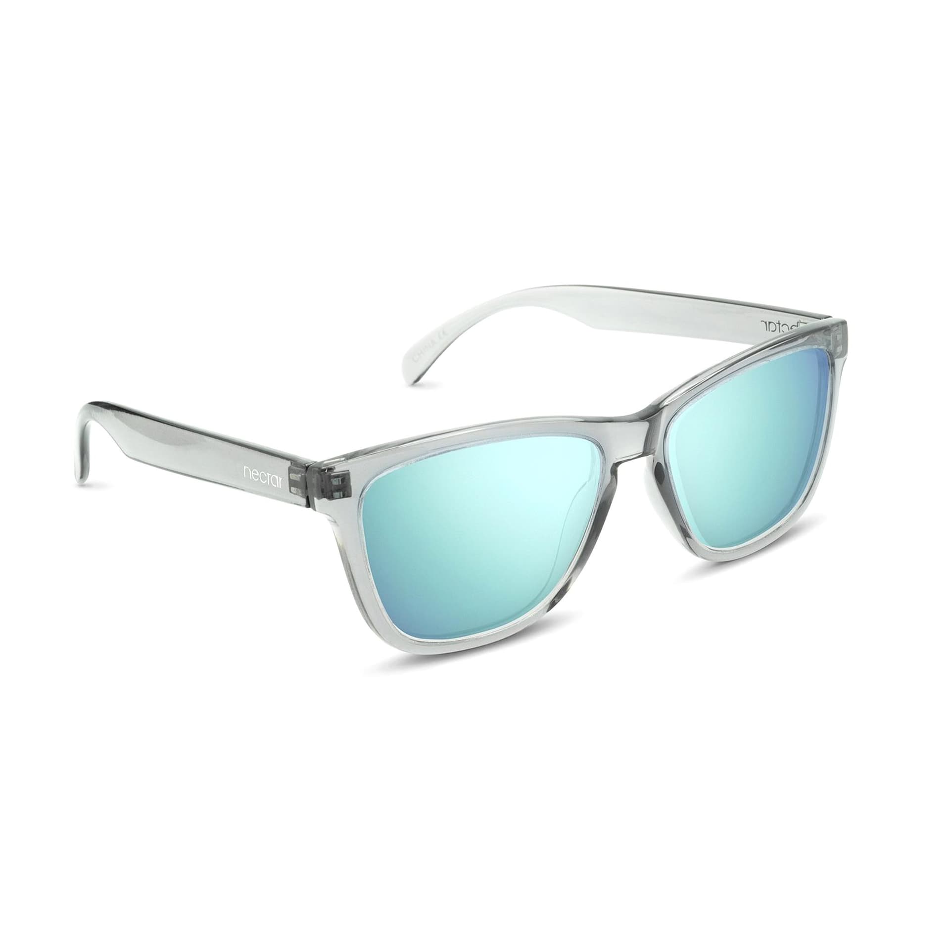 Chucktown Transparent Grey Frame - Blue Lens