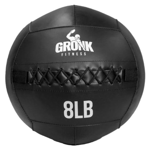 Gronk Fitness Wall Ball Black 8lb