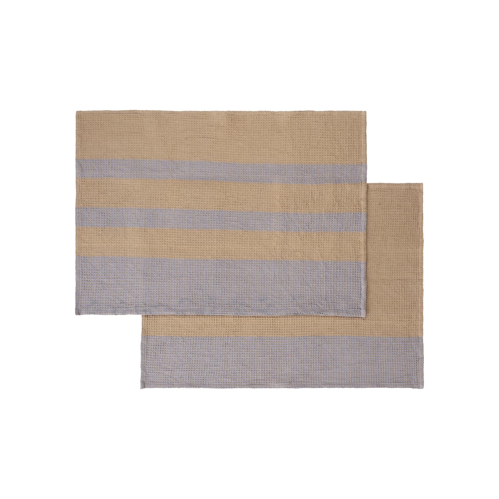 GANO Organic Cotton Waffle Tea Towels Set of 2