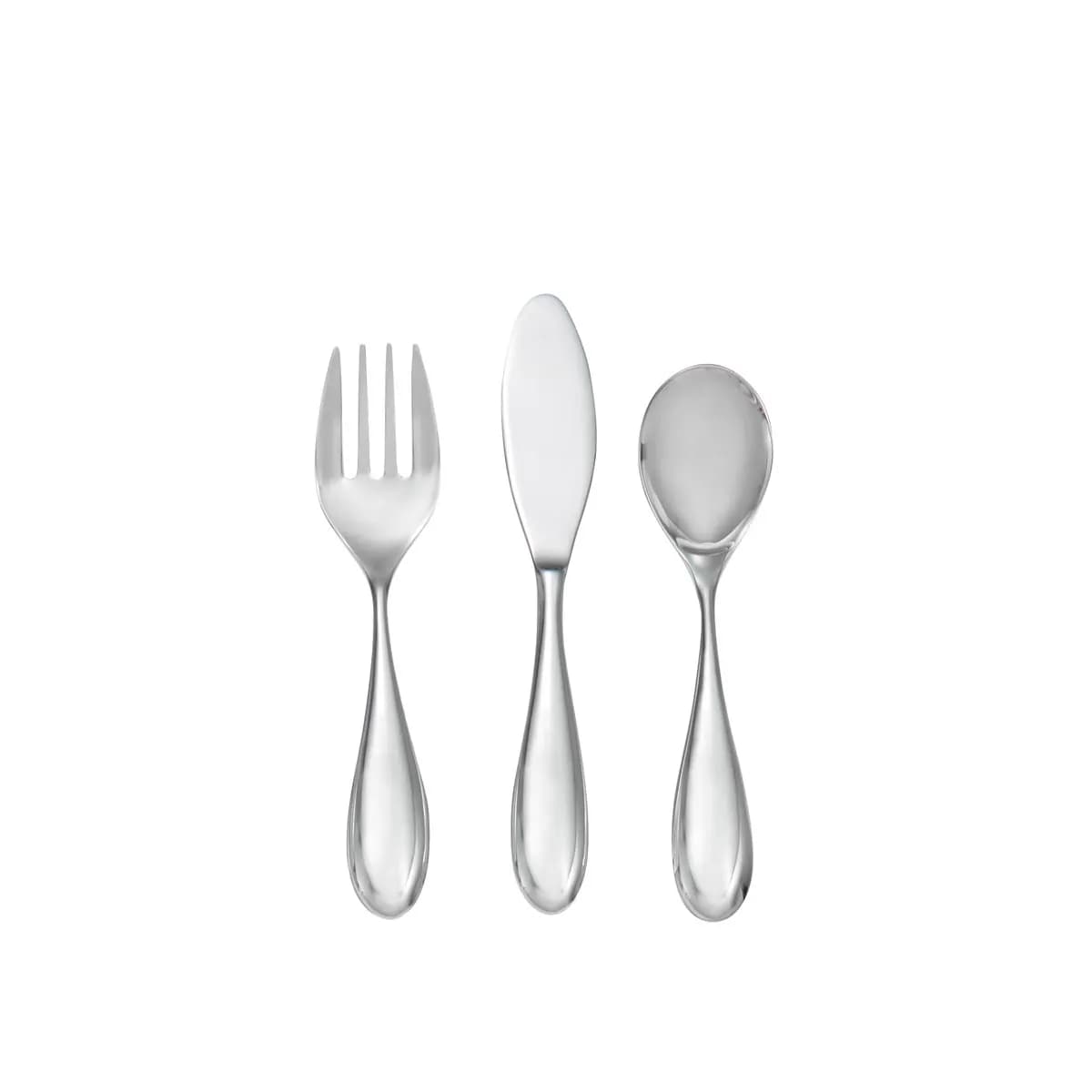 Kibo Toddler Flatware Set - Stainless Steel