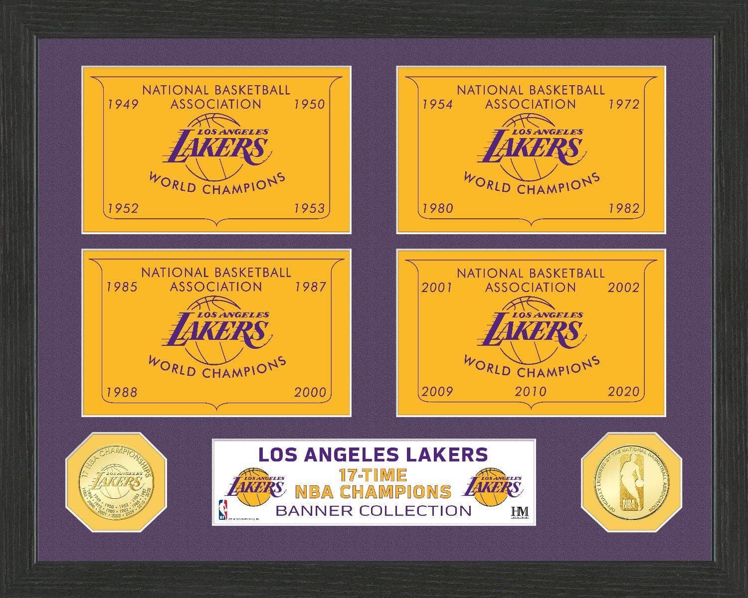 Los Angeles Lakers "Bronze" Banner Collection