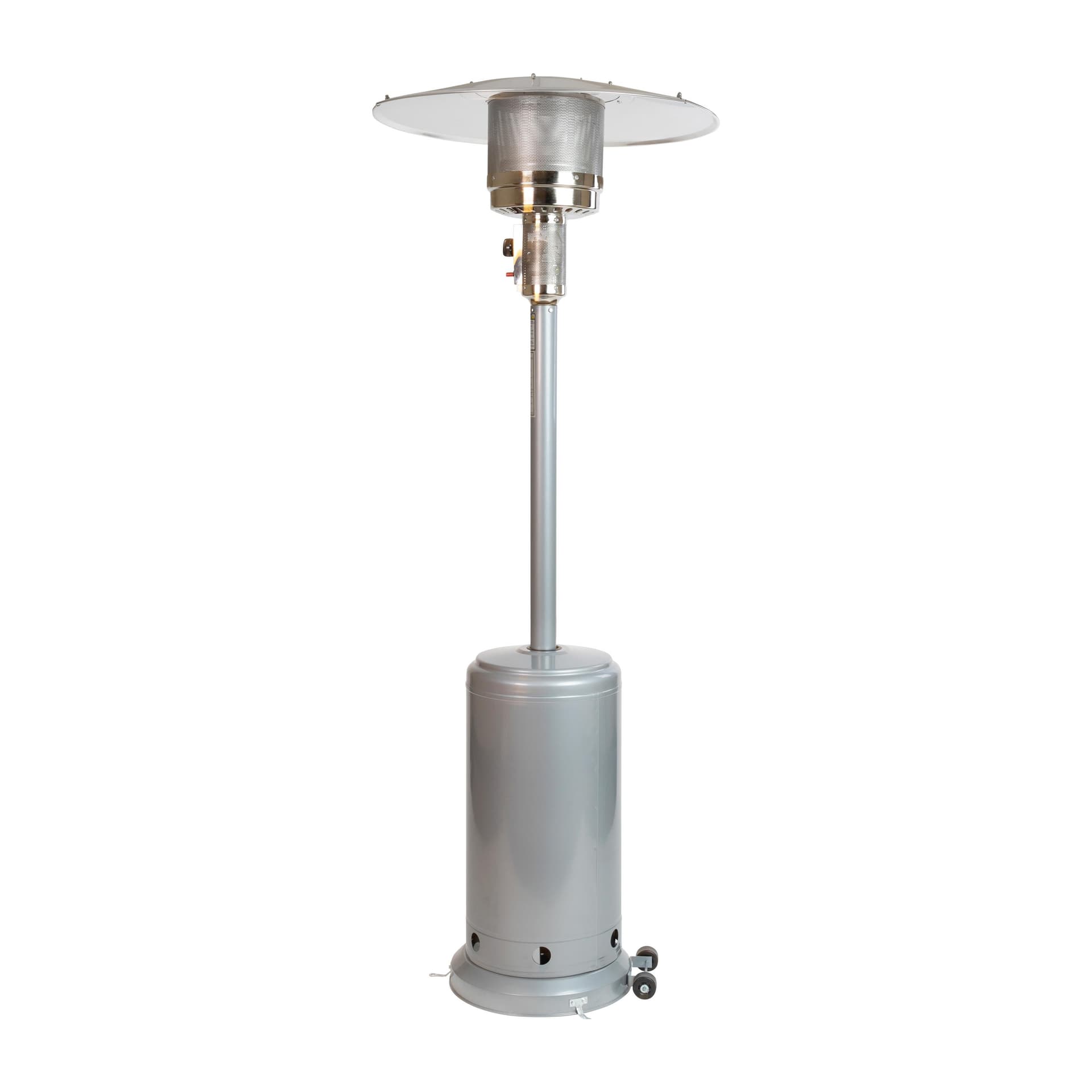 Silver Stainless Steel 40,000 BTU Propane Heater