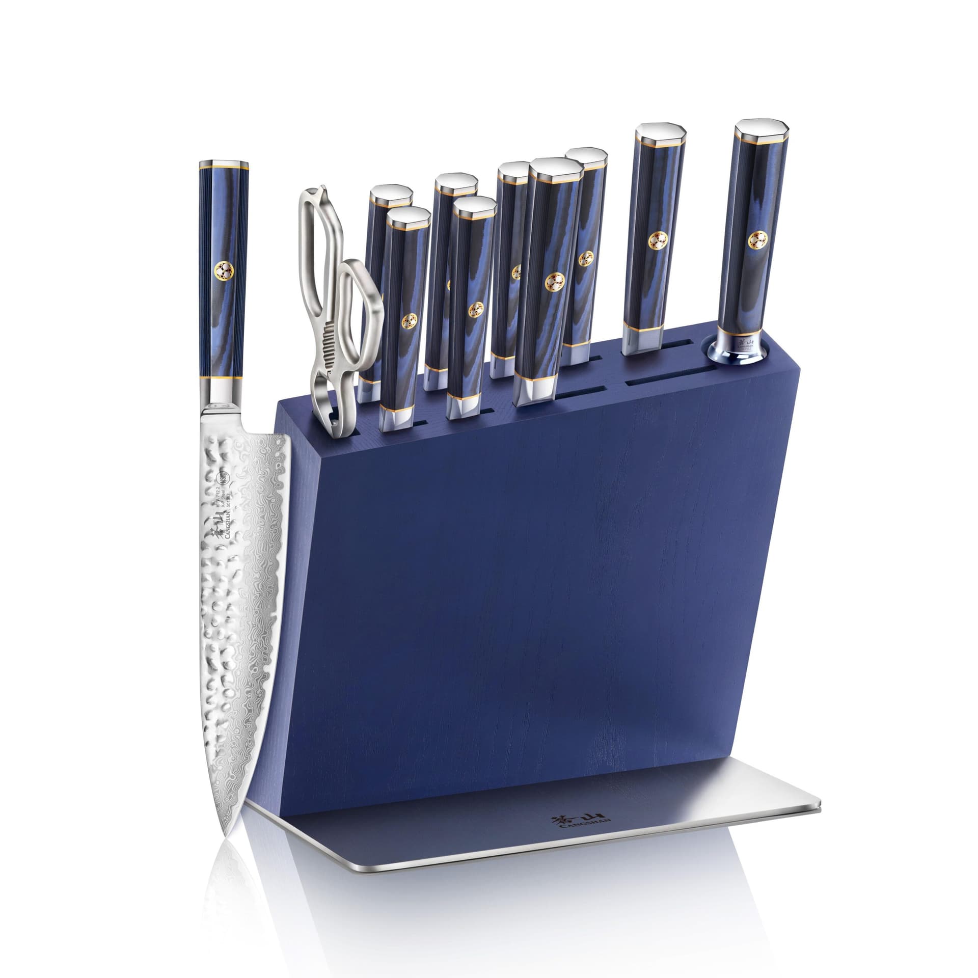 12-Piece KITA Series HUA Knife Block Set - Blue