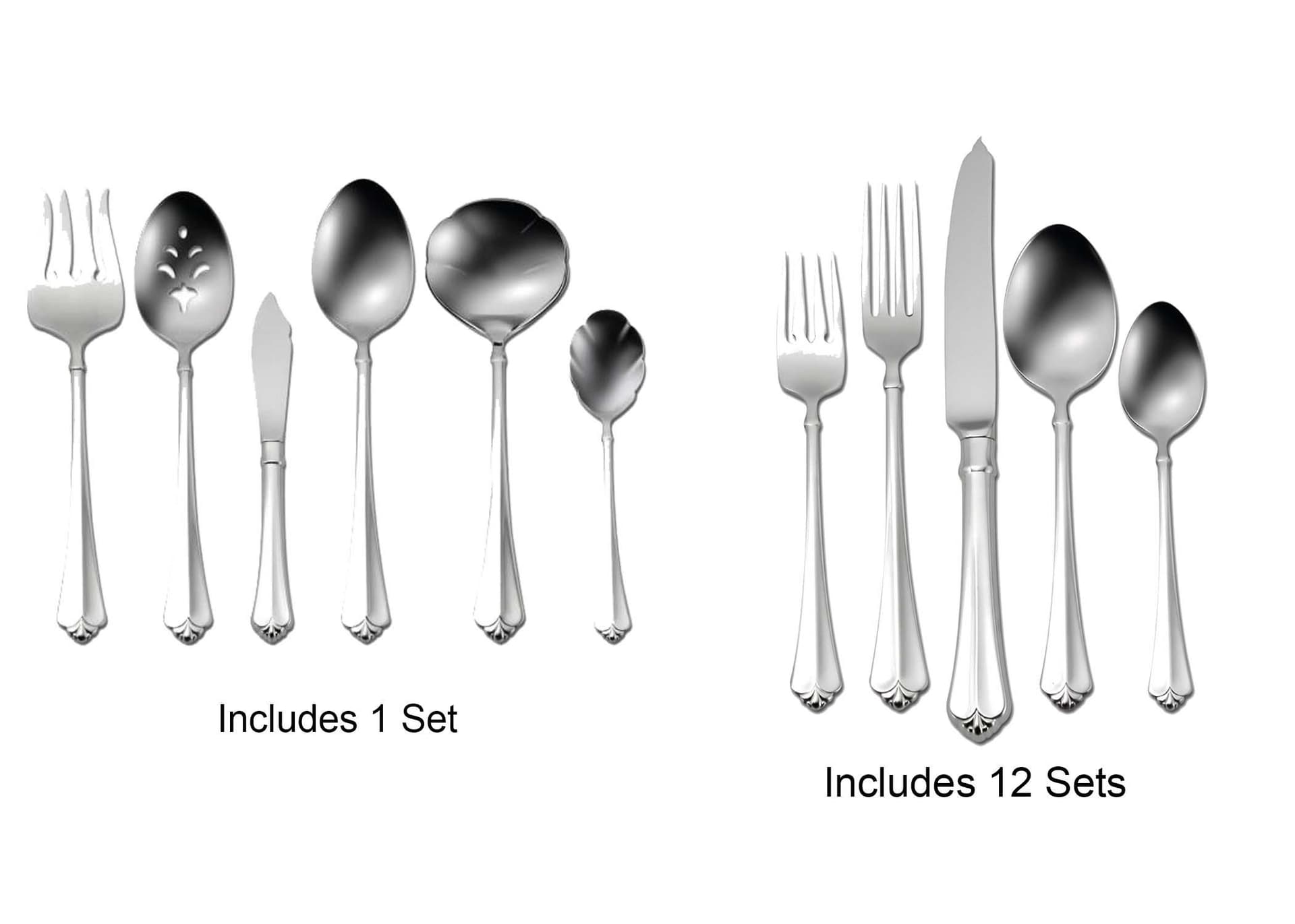 Julliard Flatware Service for 12 and 6 Pc. Serving Set