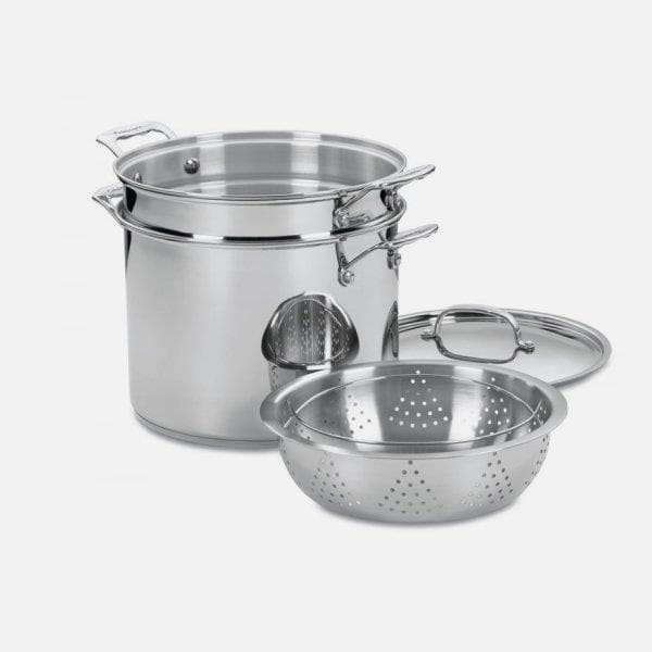 12 Qt. Pasta/Steamer Set (4-Pc.)