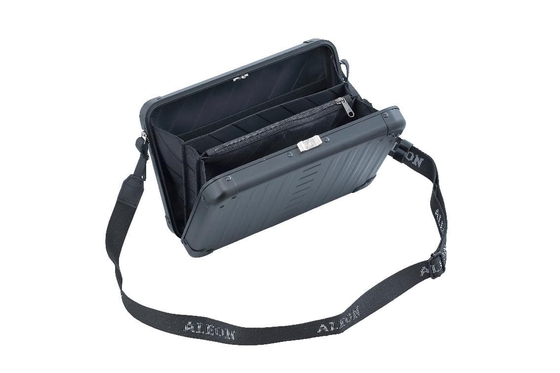 ALEON ALUMINUM LARGE CROSSBODY- ONYX