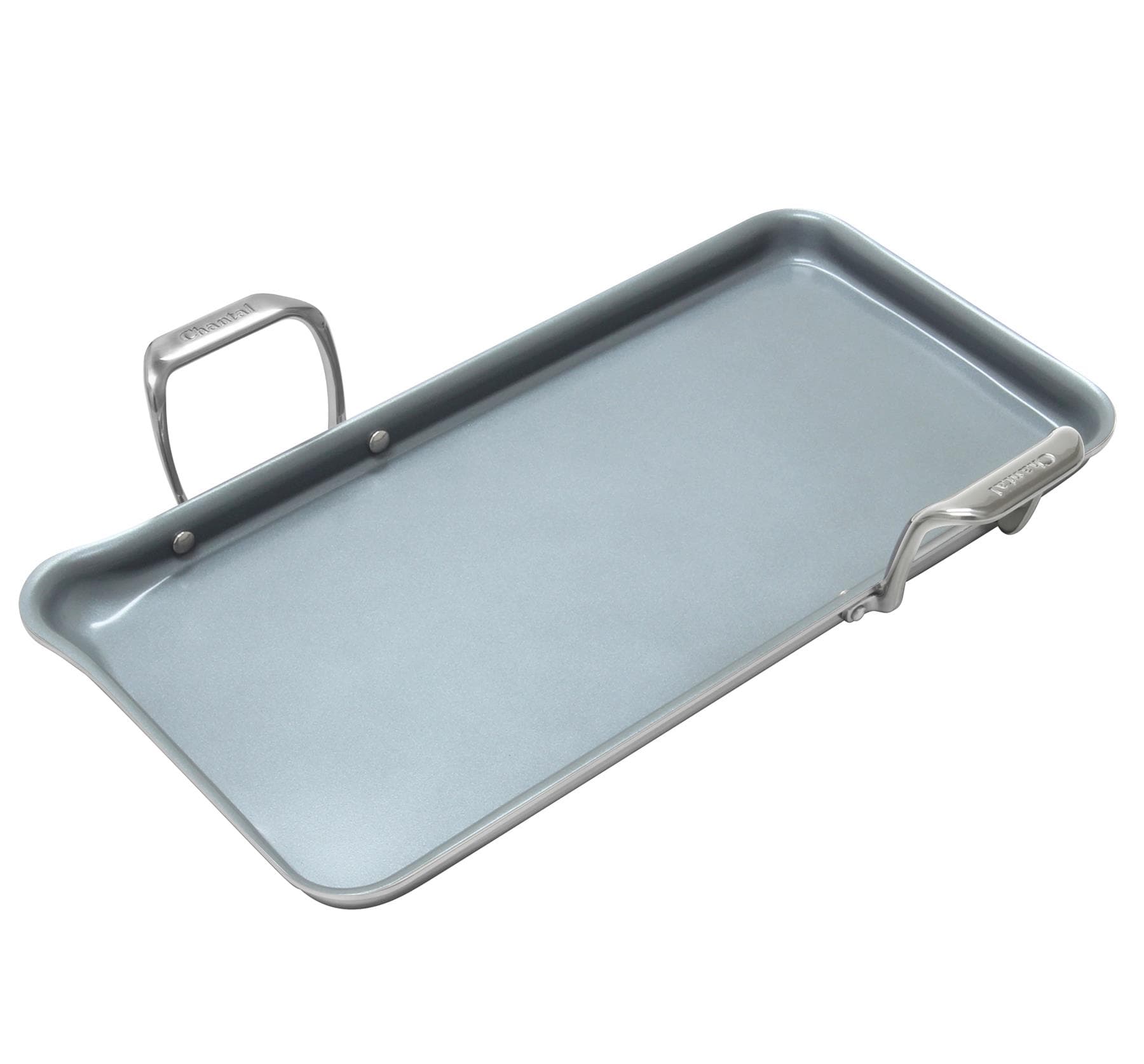 Induction 21 Steel Heavy-Gauge Tri-ply Griddle with Nonstick Coating