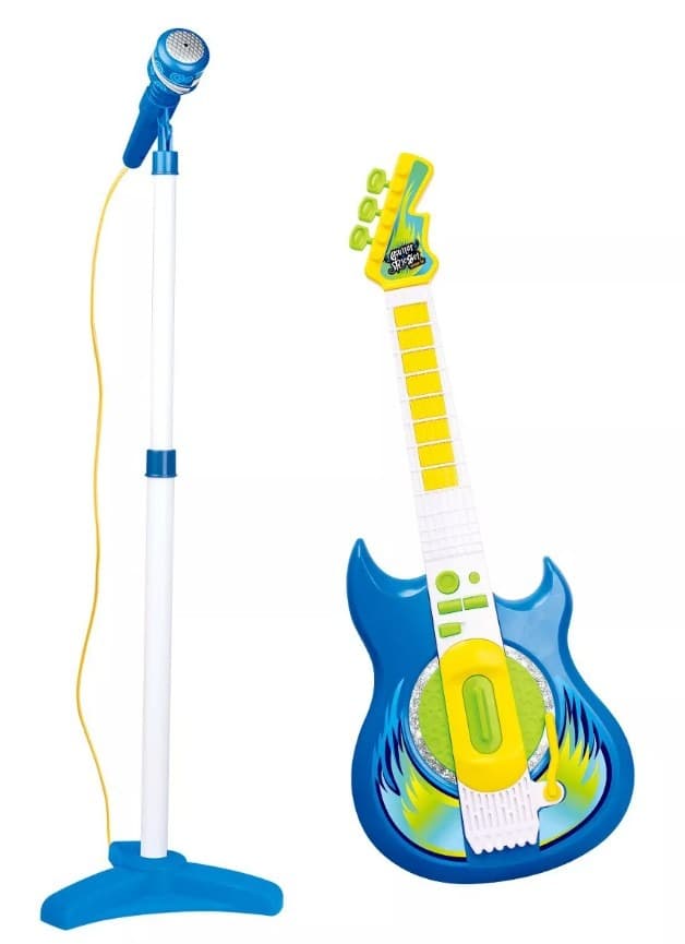 Toy Guitar & Microphone Set for Kids
