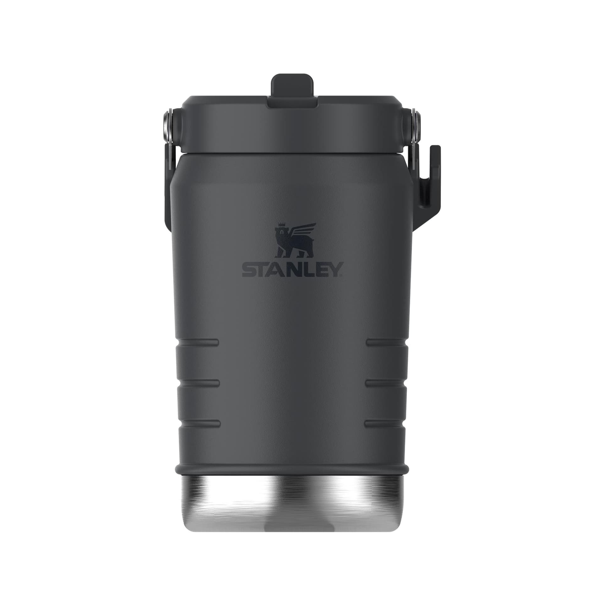 The IceFlow Flip Straw Jug 40oz - Black