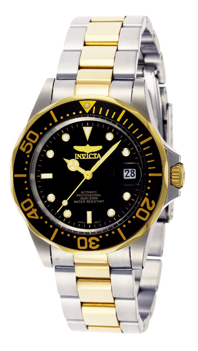 Men's Pro Diver Automatic 3 Hand Black Dial Watch