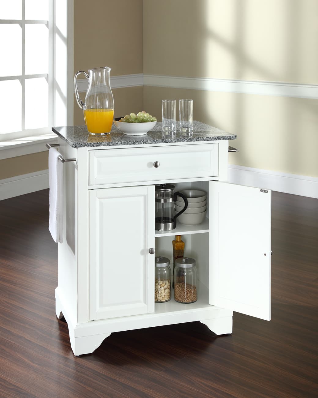 Lafayette Granite Top Portable Kitchen Island/Cart