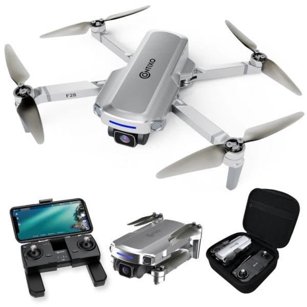 F28 Foldable Drone with 2K FHD Camera and Carrying Case