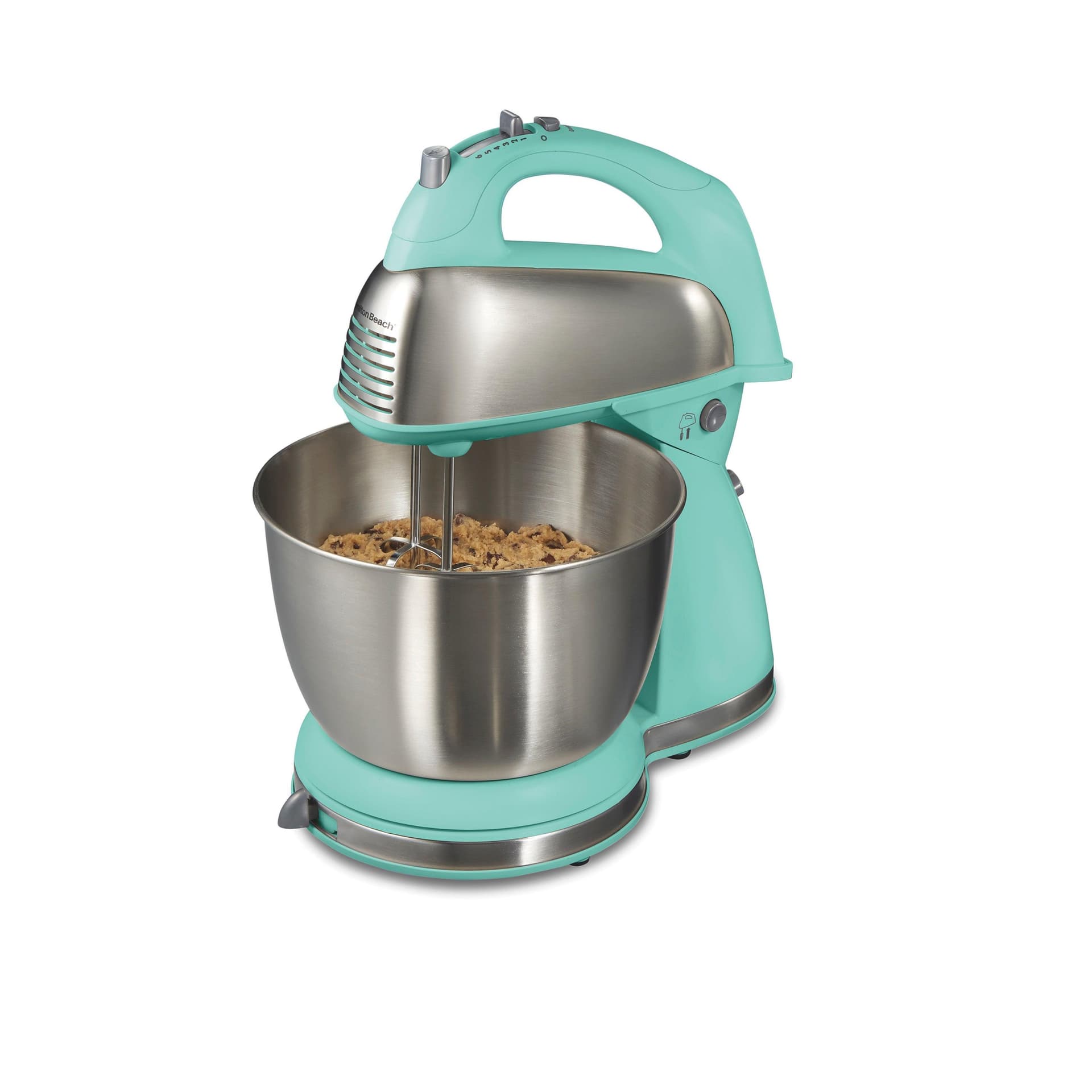 6 Speed Hand/Stand Mixer Aqua Blue