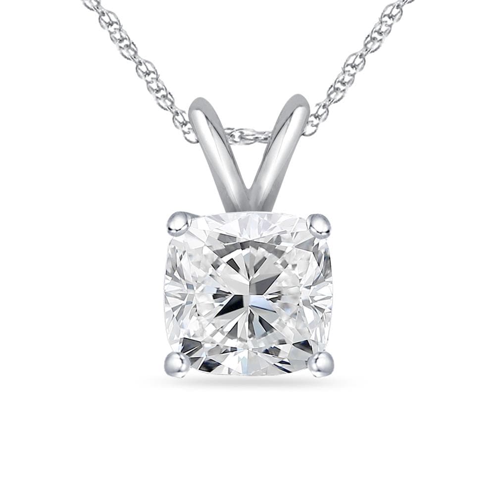 Cushion shaped Pendant w/Chain Size 0.25ct