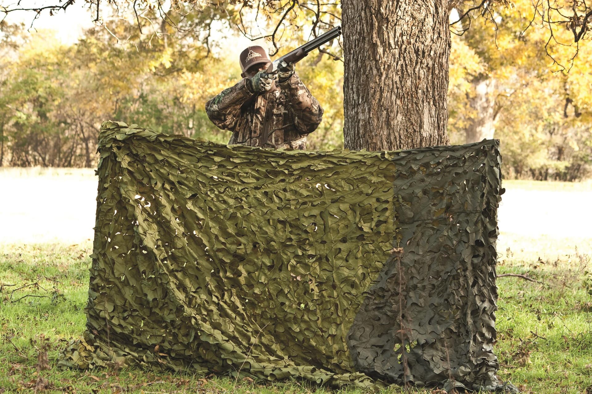Hunting Series Camouflage Netting - 6' x 8' - Woodland