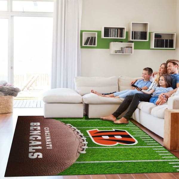 Green Bay Packers 5X7 Football Field Area Rug