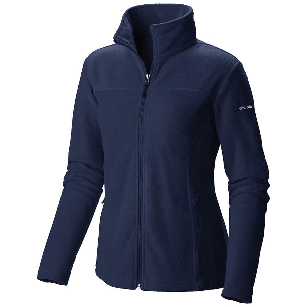 Womens Give & Go II Full Zip Fleece Jacket-Black-MD