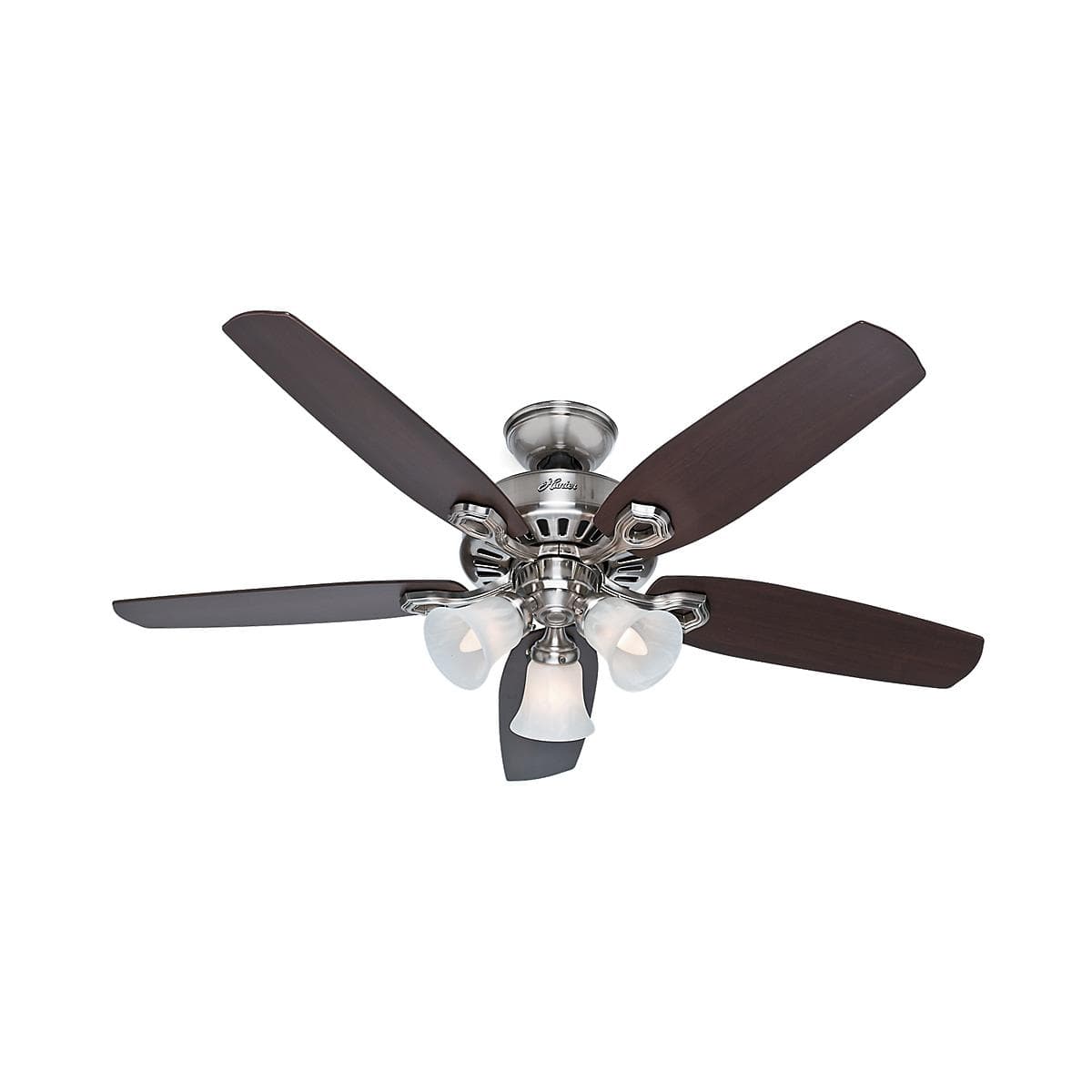 Builder Plus 52" Ceiling Fan Brushed Nickel