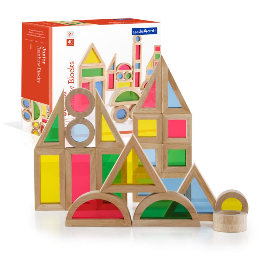 Jr. Rainbow Blocks - 40 pc. set