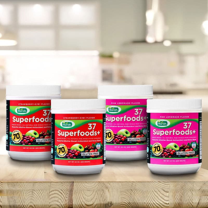 BODY CLEANSE - Detox, Alkaline, Electrolyte & Body Nourishment (Save $28) - TWO Strawberry Kiwi & TWO Pink Lemonade/Lemon Tea (Save $28)