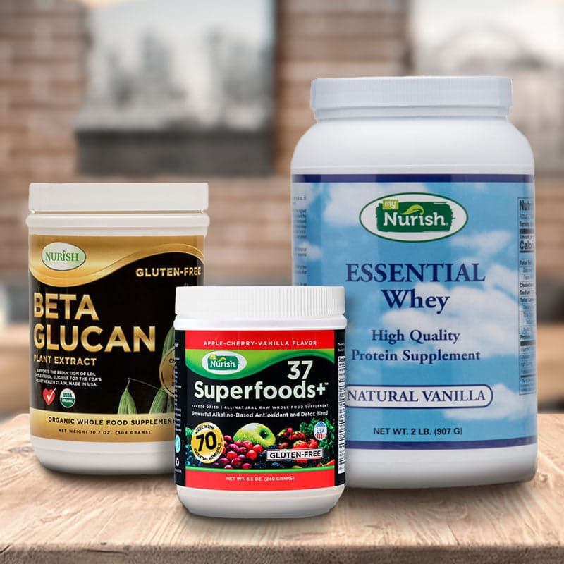 BODY RECOVERY+ - Cell Repair, Immune Boost, Electrolyte, LDL Fighter, Muscle Recovery & Body Nourishment (Save $18) - ONE Apple Cherry Vanilla, ONE Beta Glucan & ONE Vanilla Essent