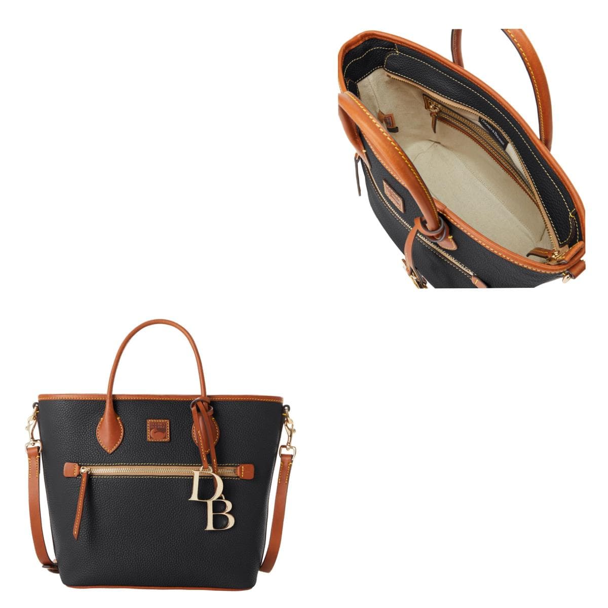 Pebble Grain Handle Tote