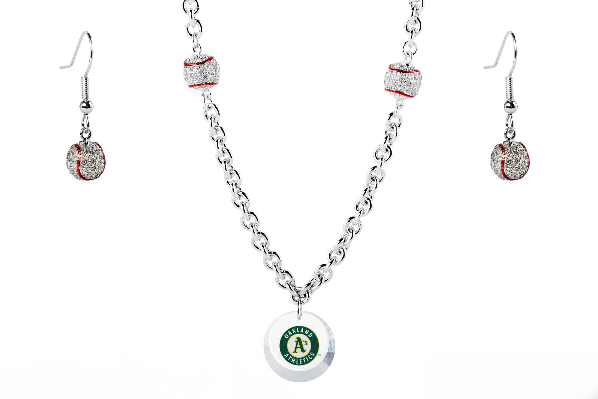 Baseball Set Athletics Necklace Exclusiv