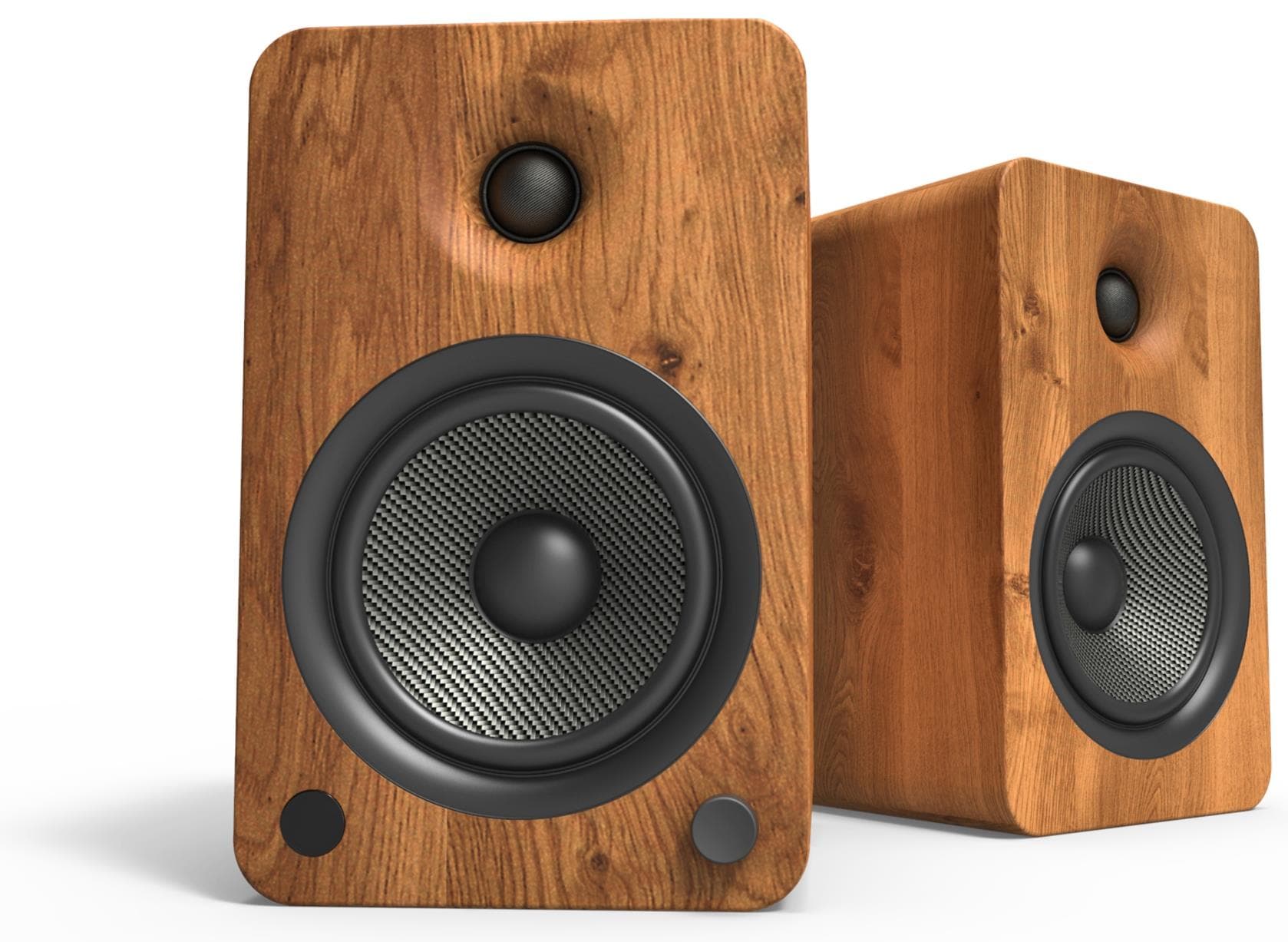 YU6 Bookshelf Speakers: Walnut