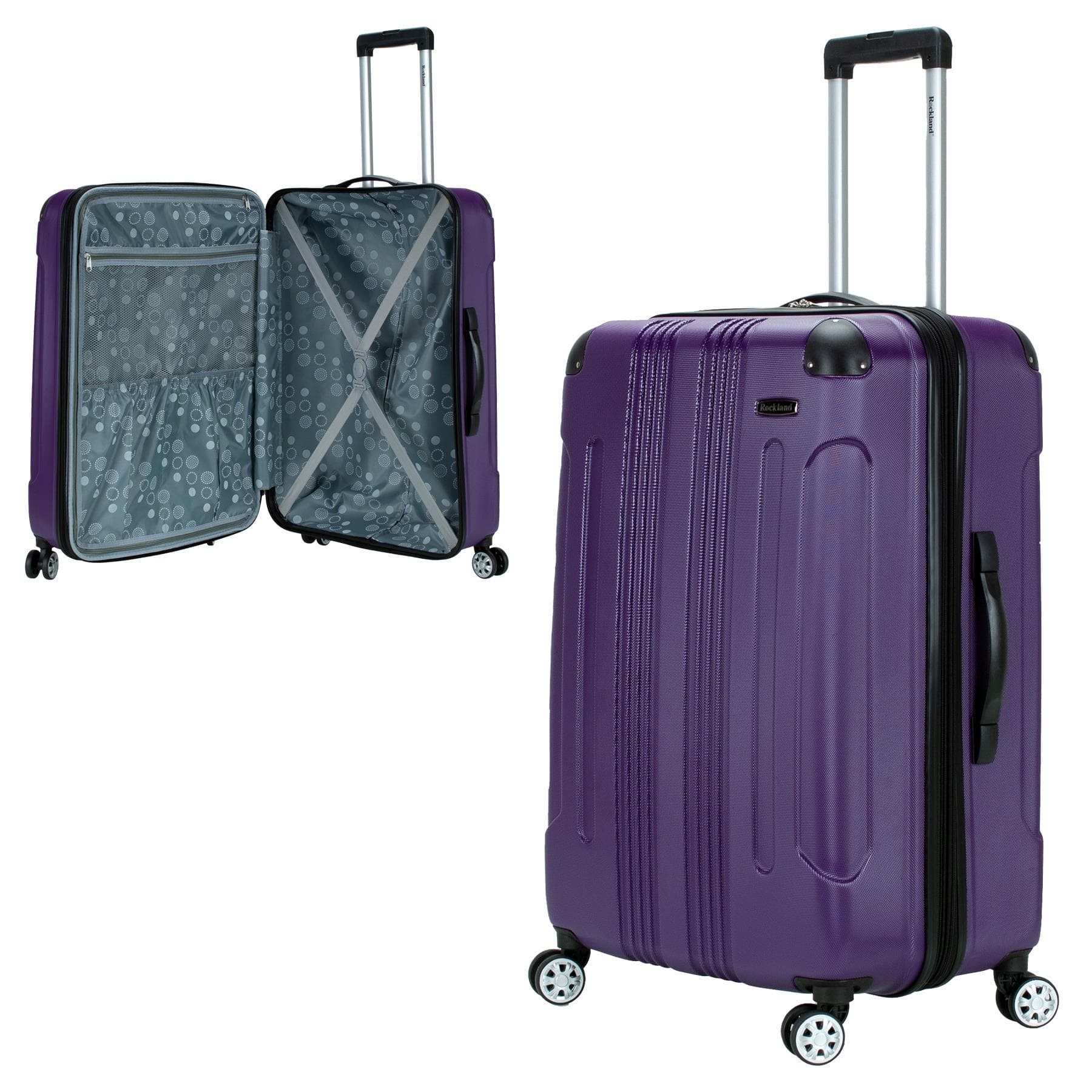 London ABS 28" Expandable Upright Spinner - Purple