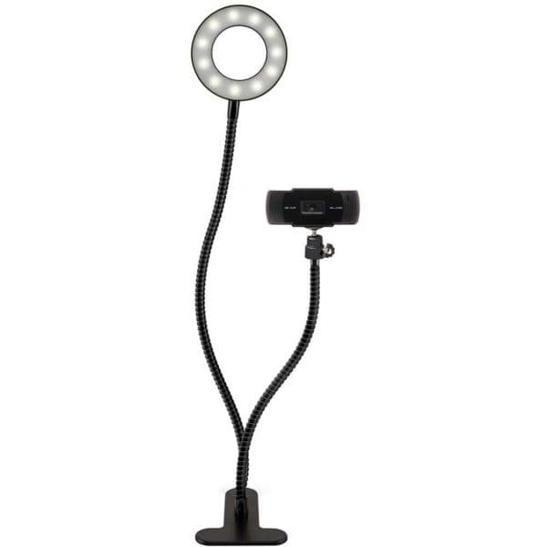 Slide 720P Webcam+ LED light Combo
