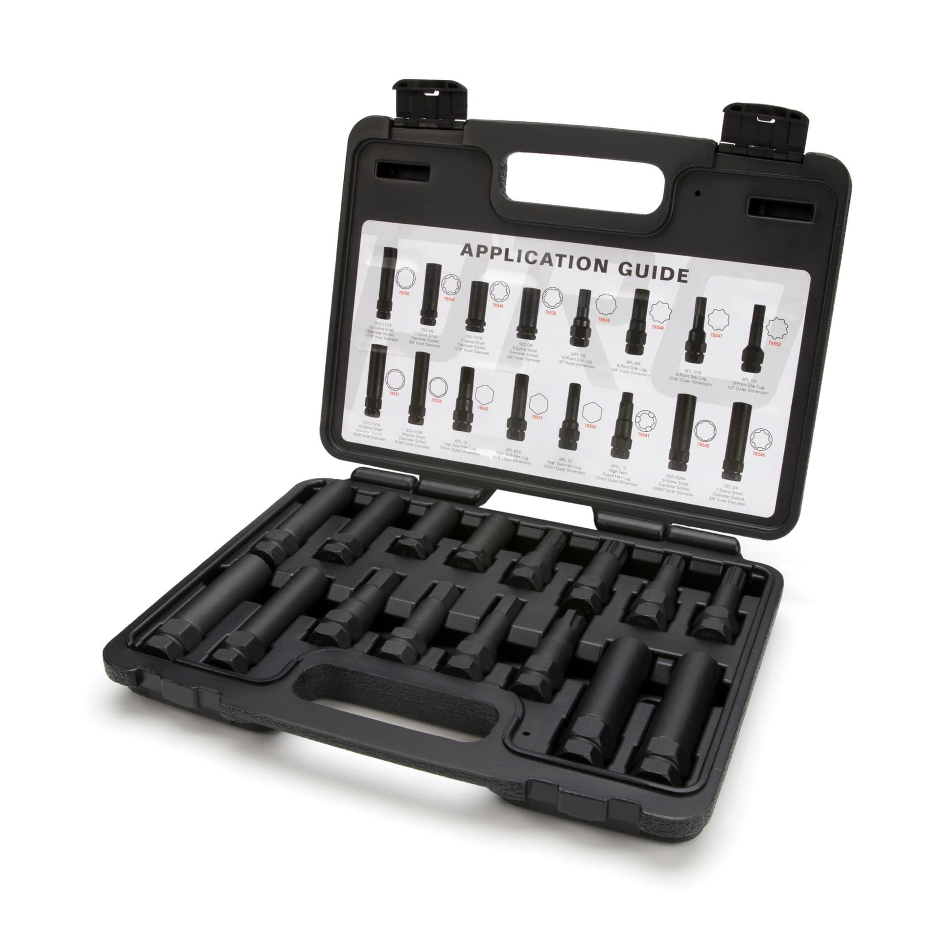 Steelman 16pc Locking Lug Nut Master Key Set