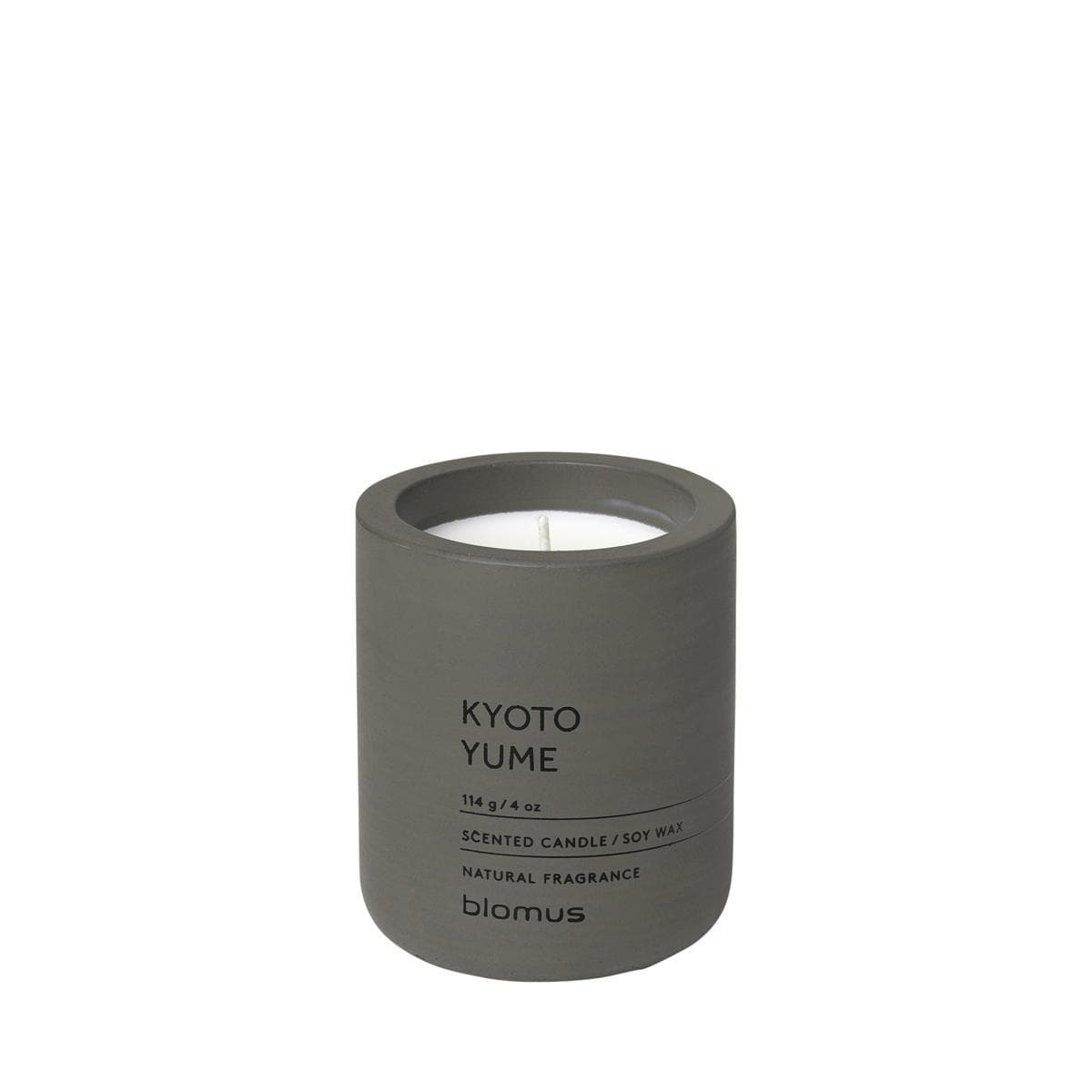 FRAGRA - Small Candle in Concrete Container - Kyoto Yume