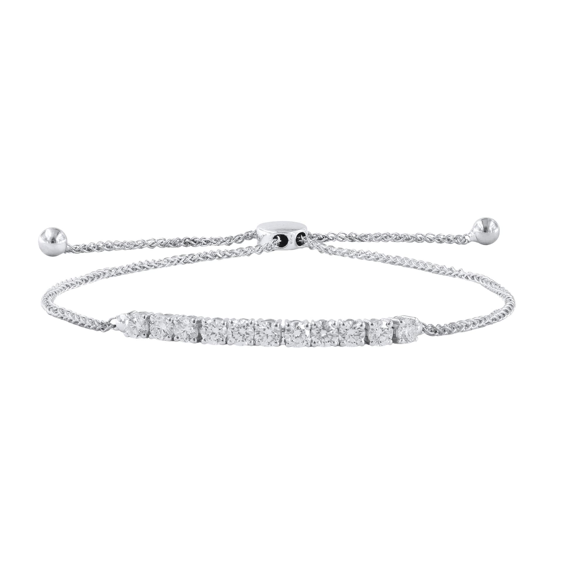 1.00 ct. t.w. Lab-Grown Diamond Bolo Bracelet