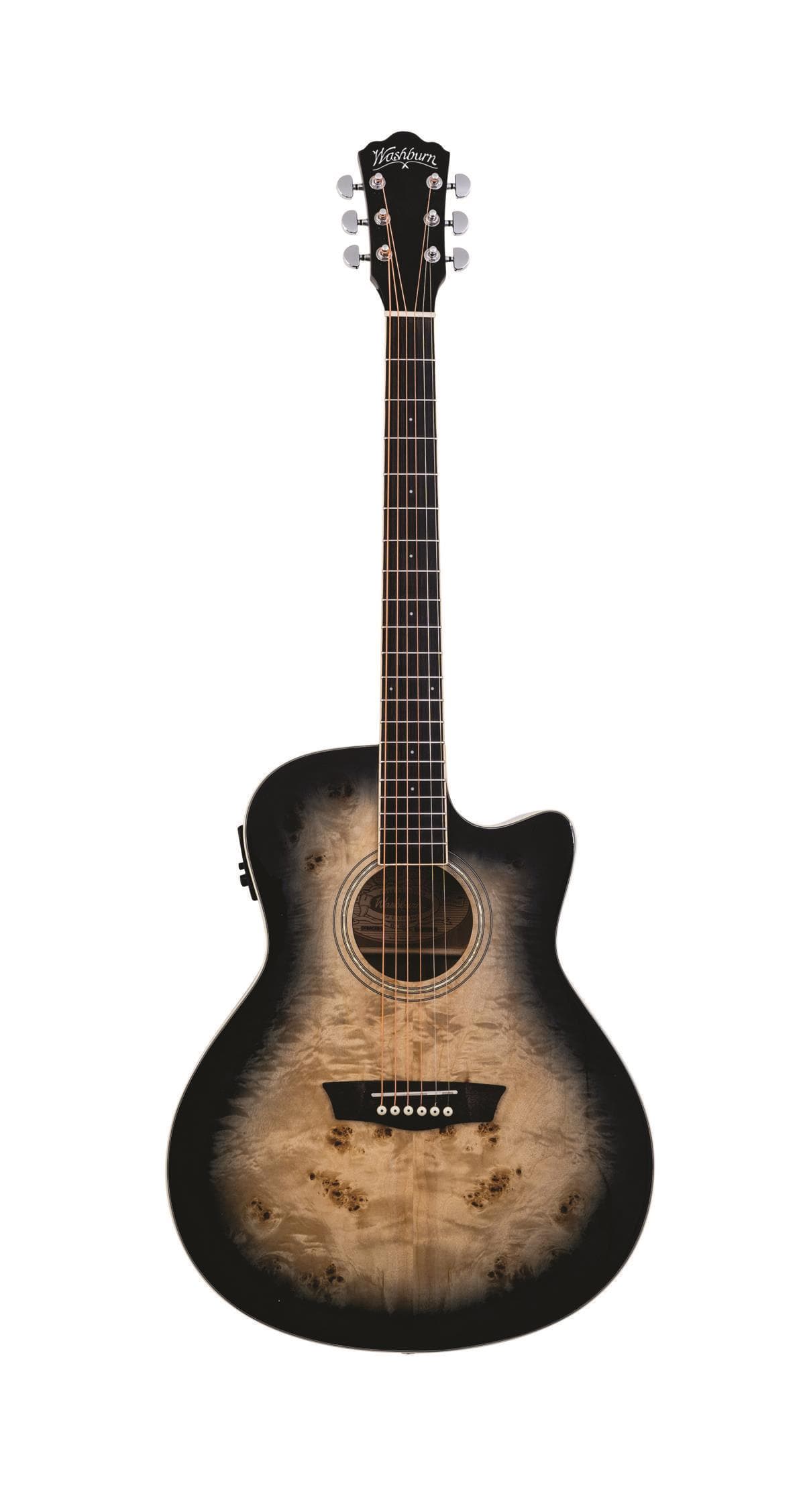 Deep Forest Burl Grand Auditorium Acoustic Electric Guitar