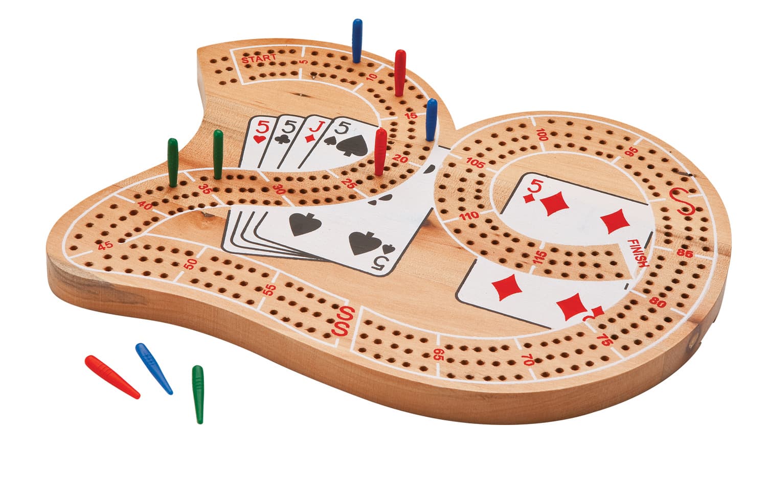 Mainstreet Classics Wooden "29" Cribbage Board