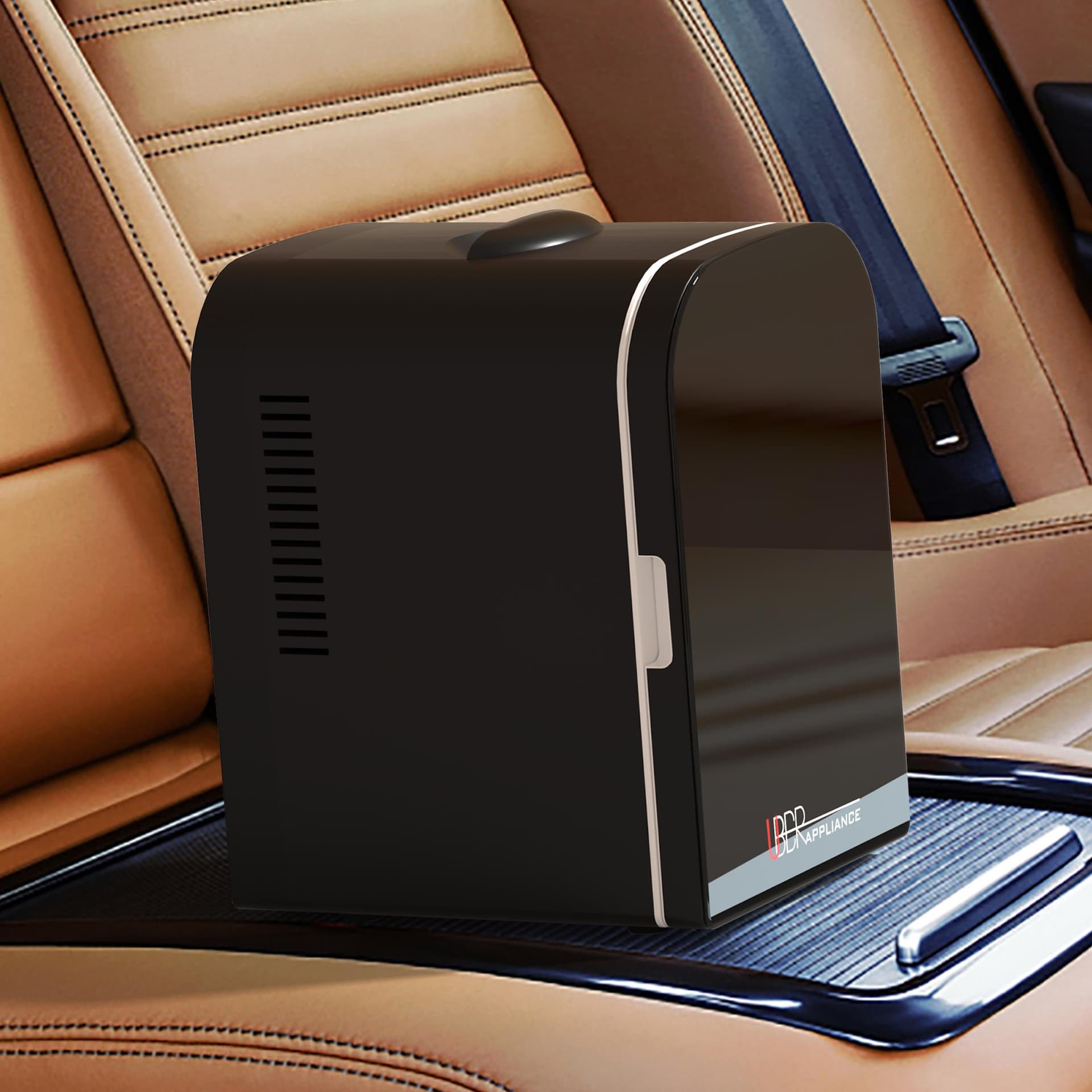 Uber Chill 2.0 Thermoelectric 4 Liter Mini Fridge Black