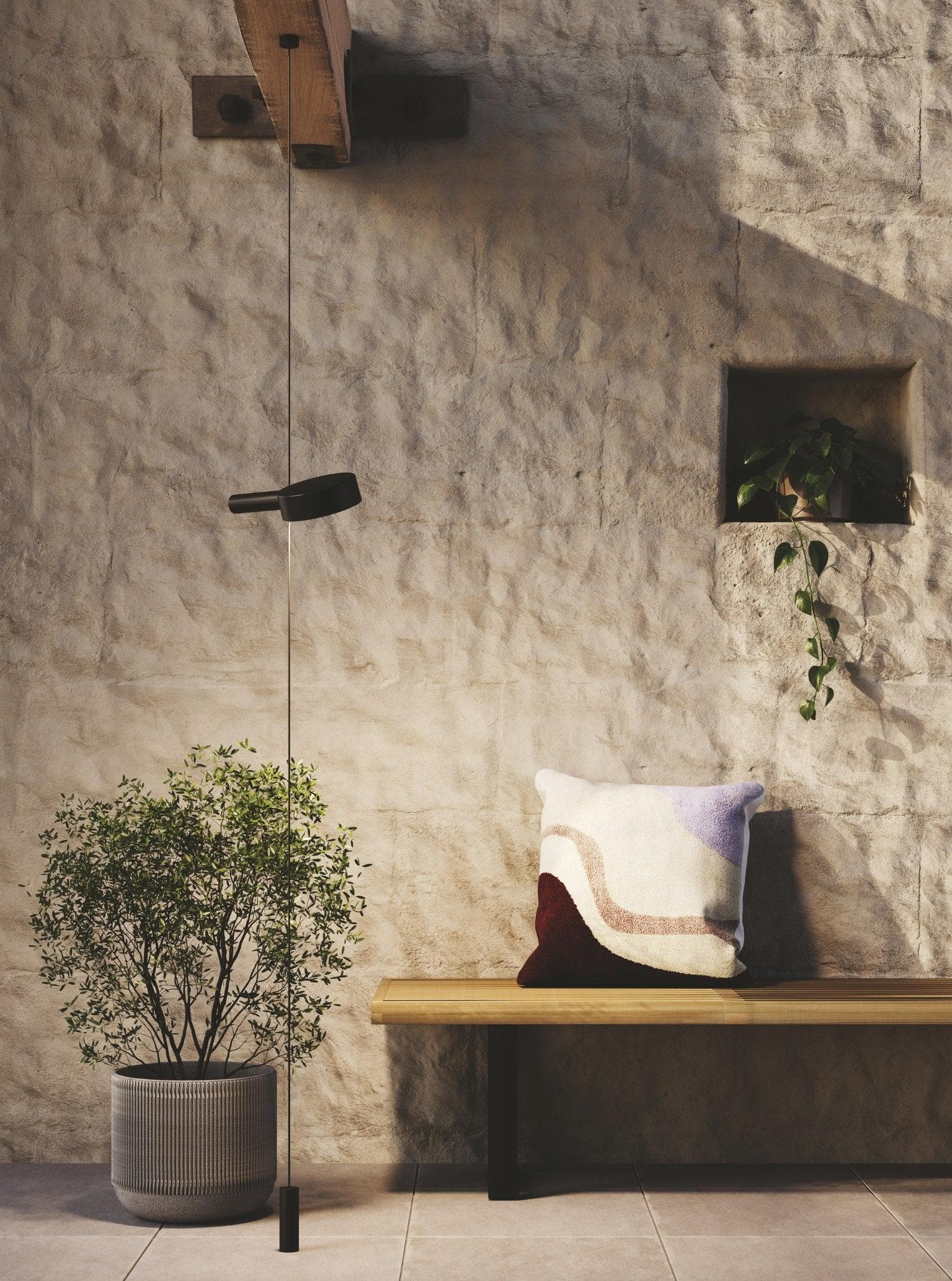Super O Suspended Floor Lamp (2 Light)