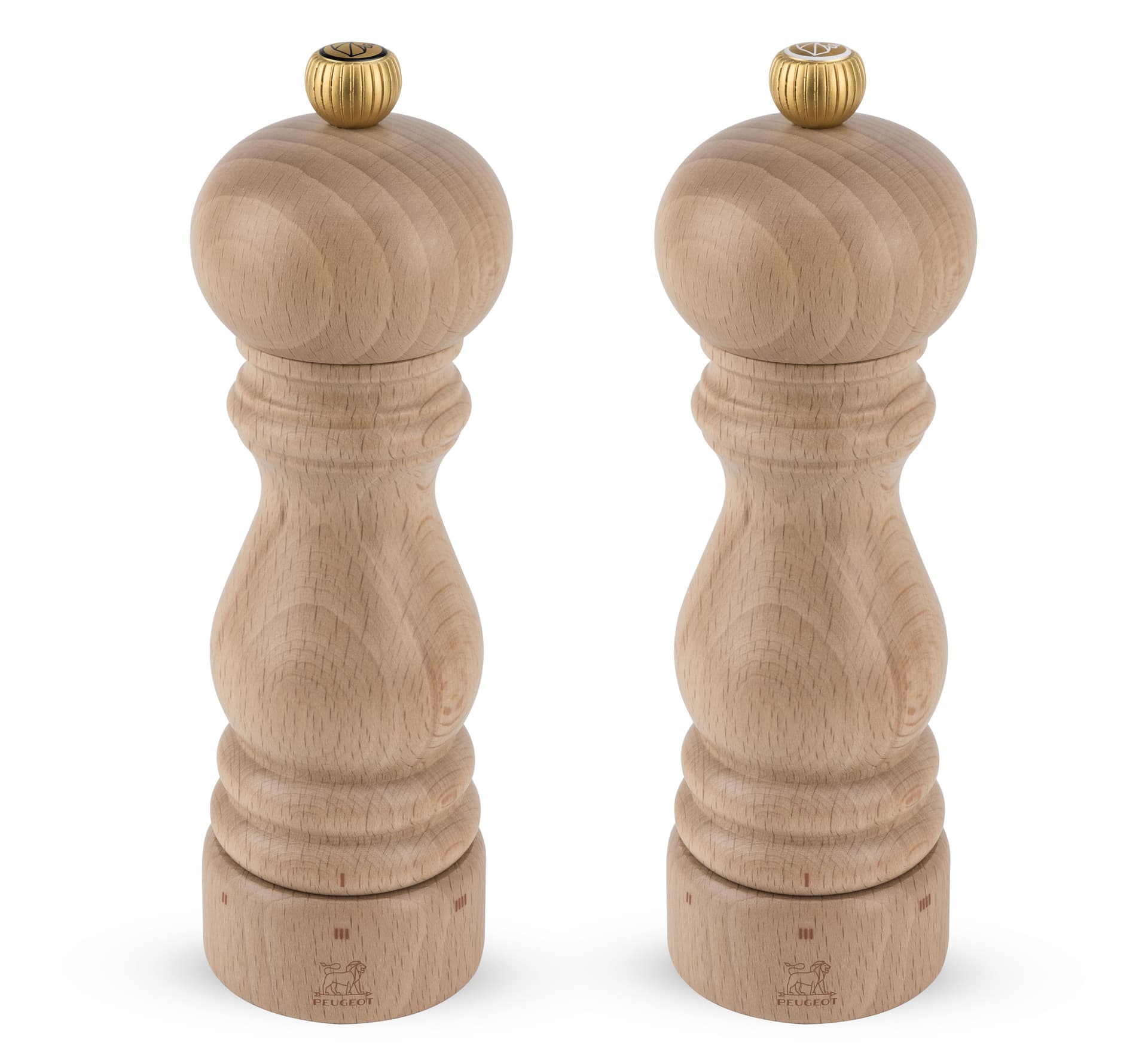 Paris U'Select 18cm Manual Salt and Pepper Mill Duo - Natural