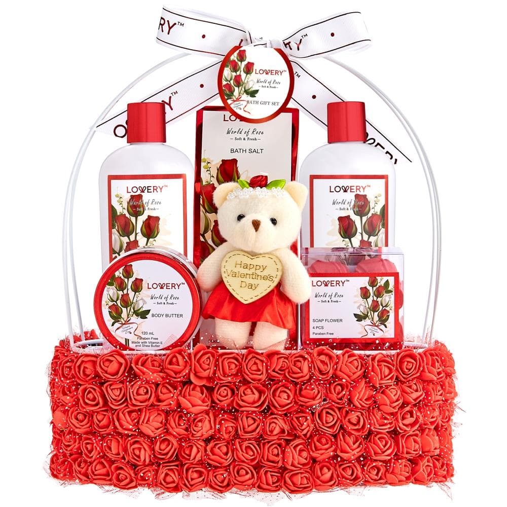 Valentine's Day Spa Gift Basket Size 10 Pieces