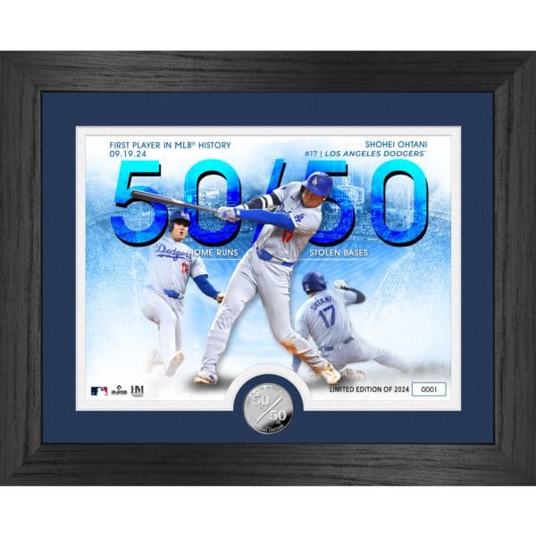 Shohei Ohtani 50/50 Club Commemorative Photo Mint