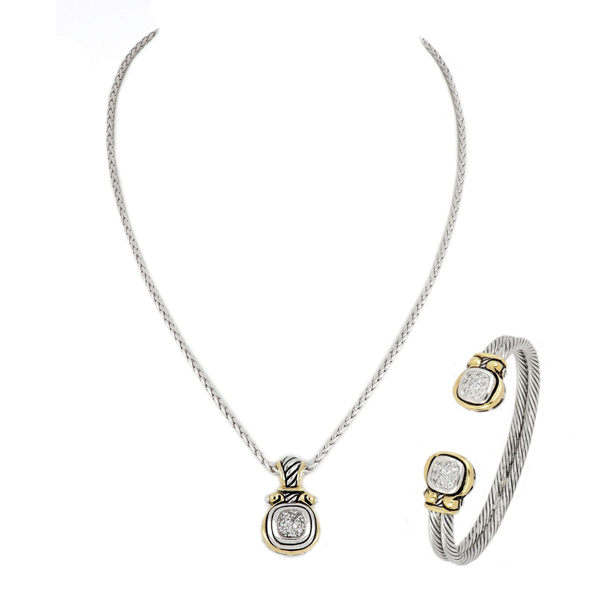 Anvil Necklace and Bracelet Set, K5105-AF03 and B5102-AF00