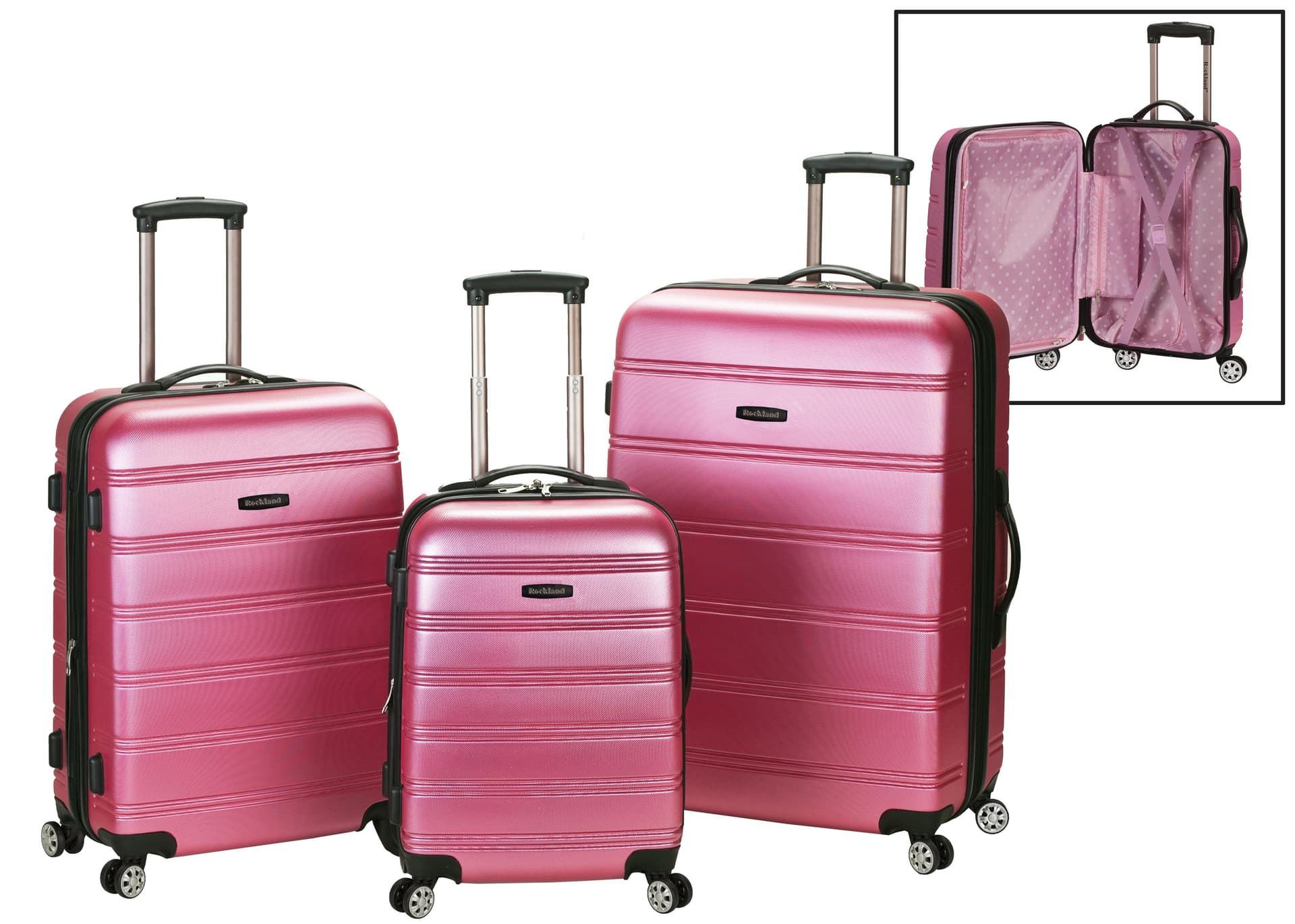 Melbourne, 3 pc. Molded Set - Pink