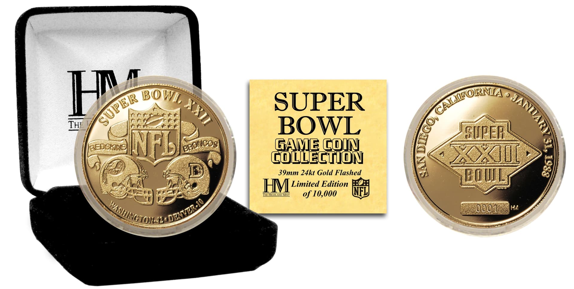 Super Bowl XXII Flip coin